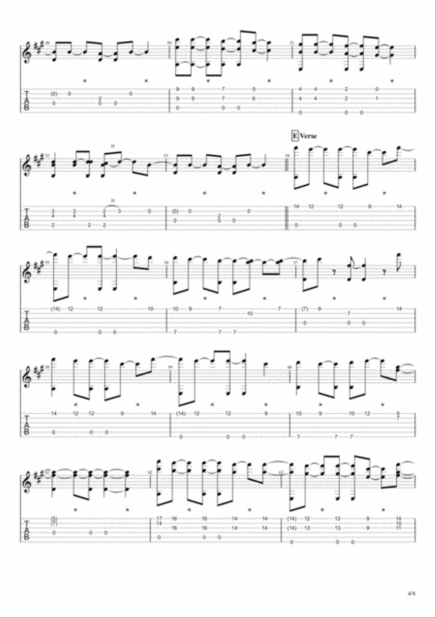 Just Like Heaven Just Like Heaven Electric Guitar scores gallery preview page 4