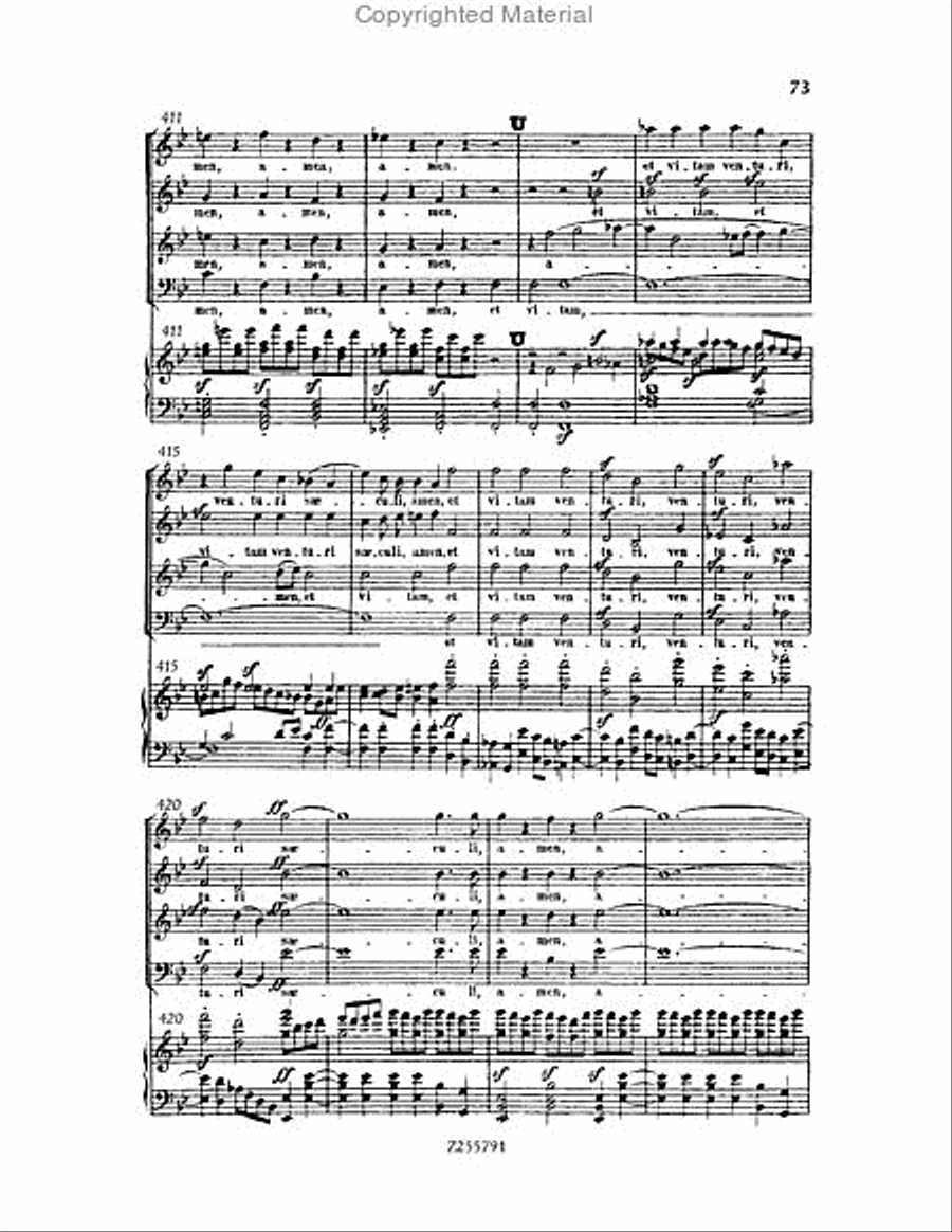 Missa Solemnis, Op.123 Choir scores gallery preview page 73