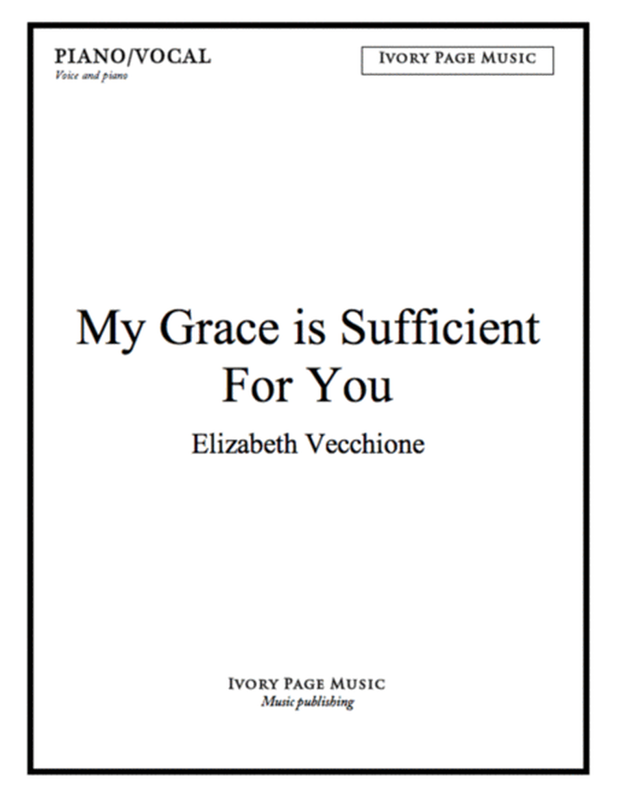My Grace is Sufficient for You image number null