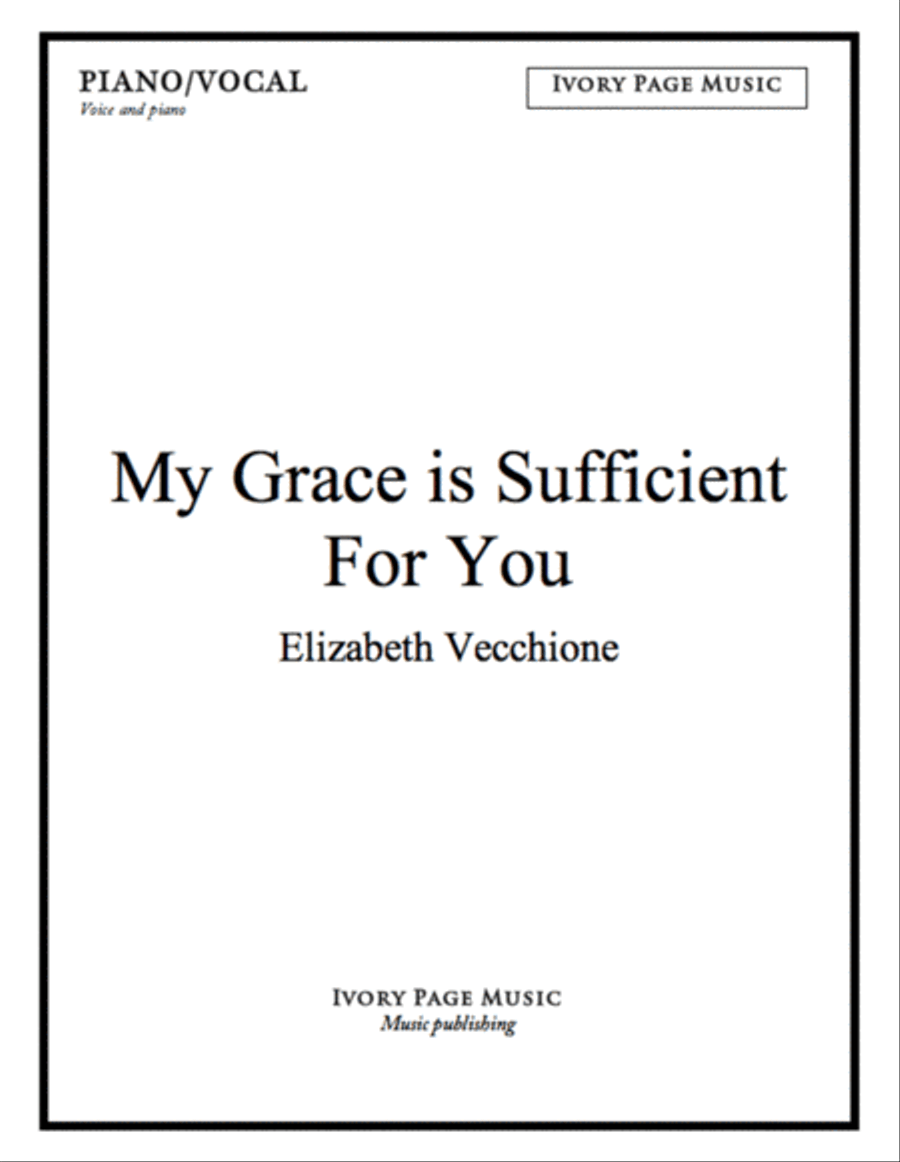 My Grace is Sufficient for You