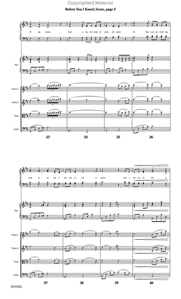 Before You I Kneel - String Quartet Score and Parts image number null