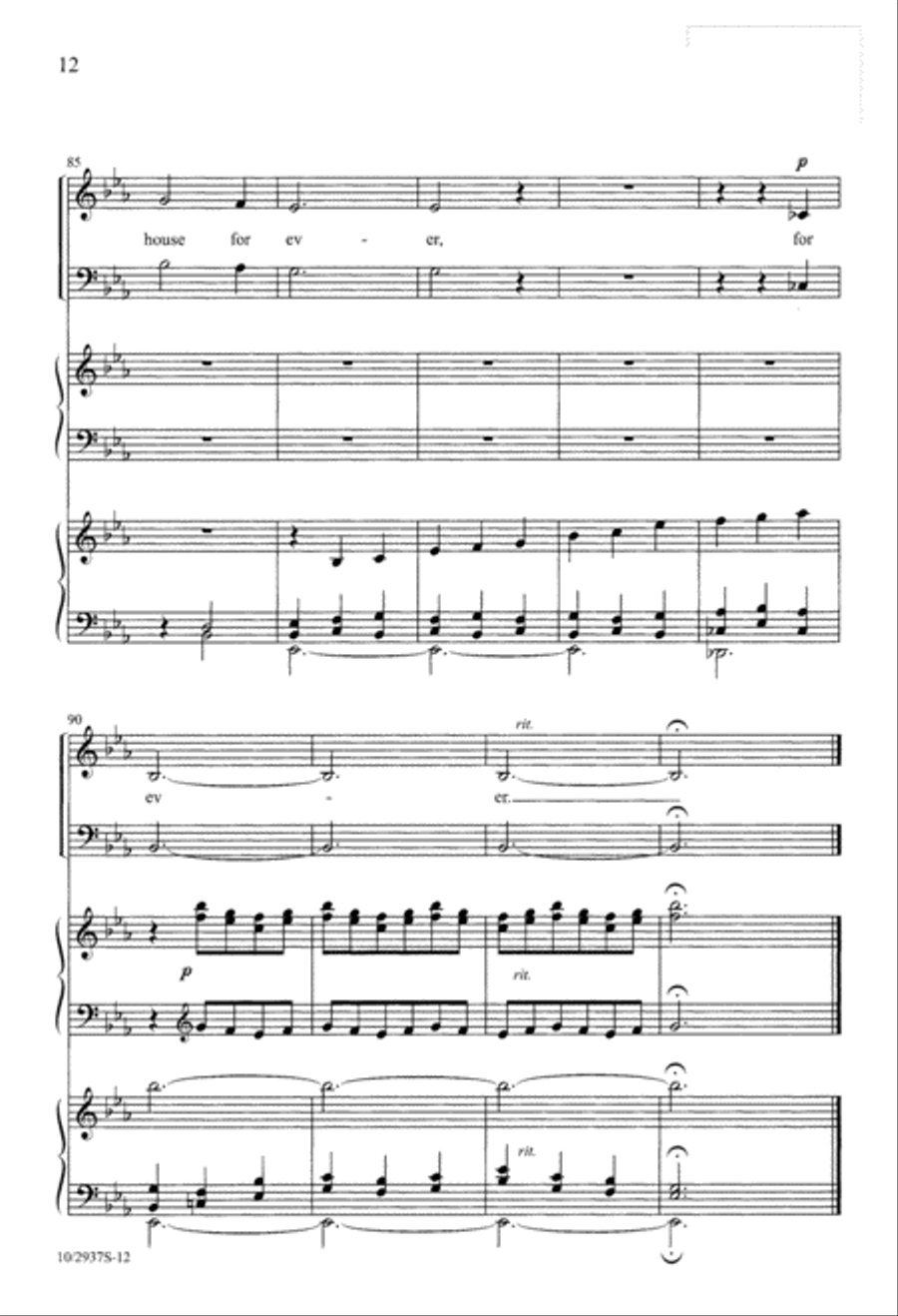 The King of Love My Shepherd Is 4-Part scores gallery preview page 12