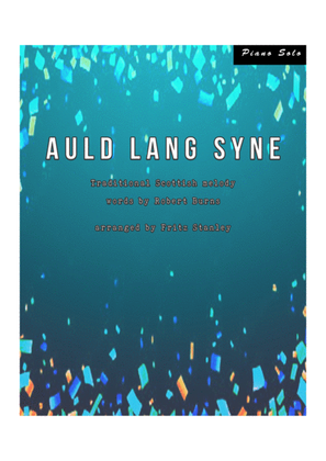 Book cover for Auld Lang Syne - Piano Solo