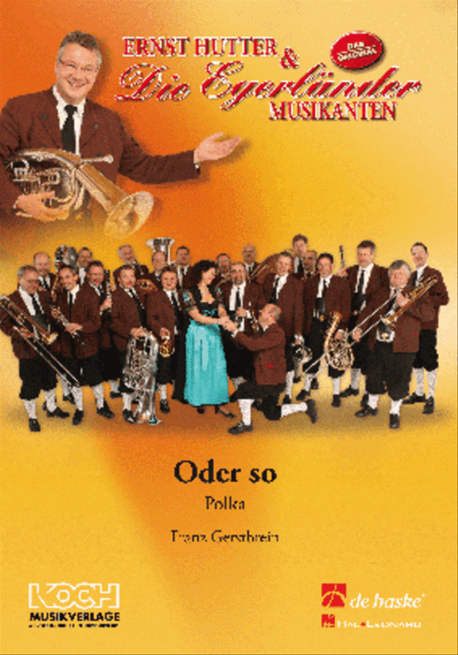Oder so Concert Band scores gallery preview page 1