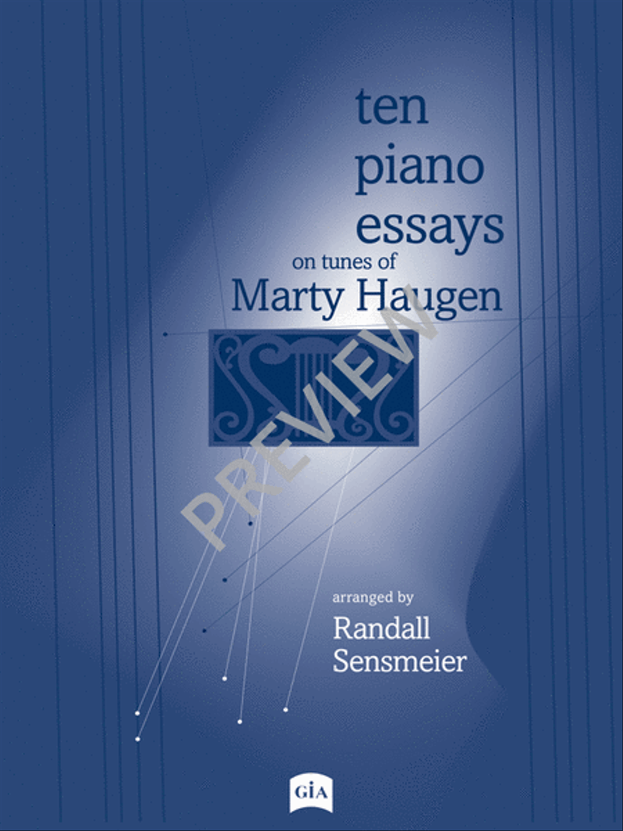 Ten Piano Essays on Tunes of Marty Haugen image number null