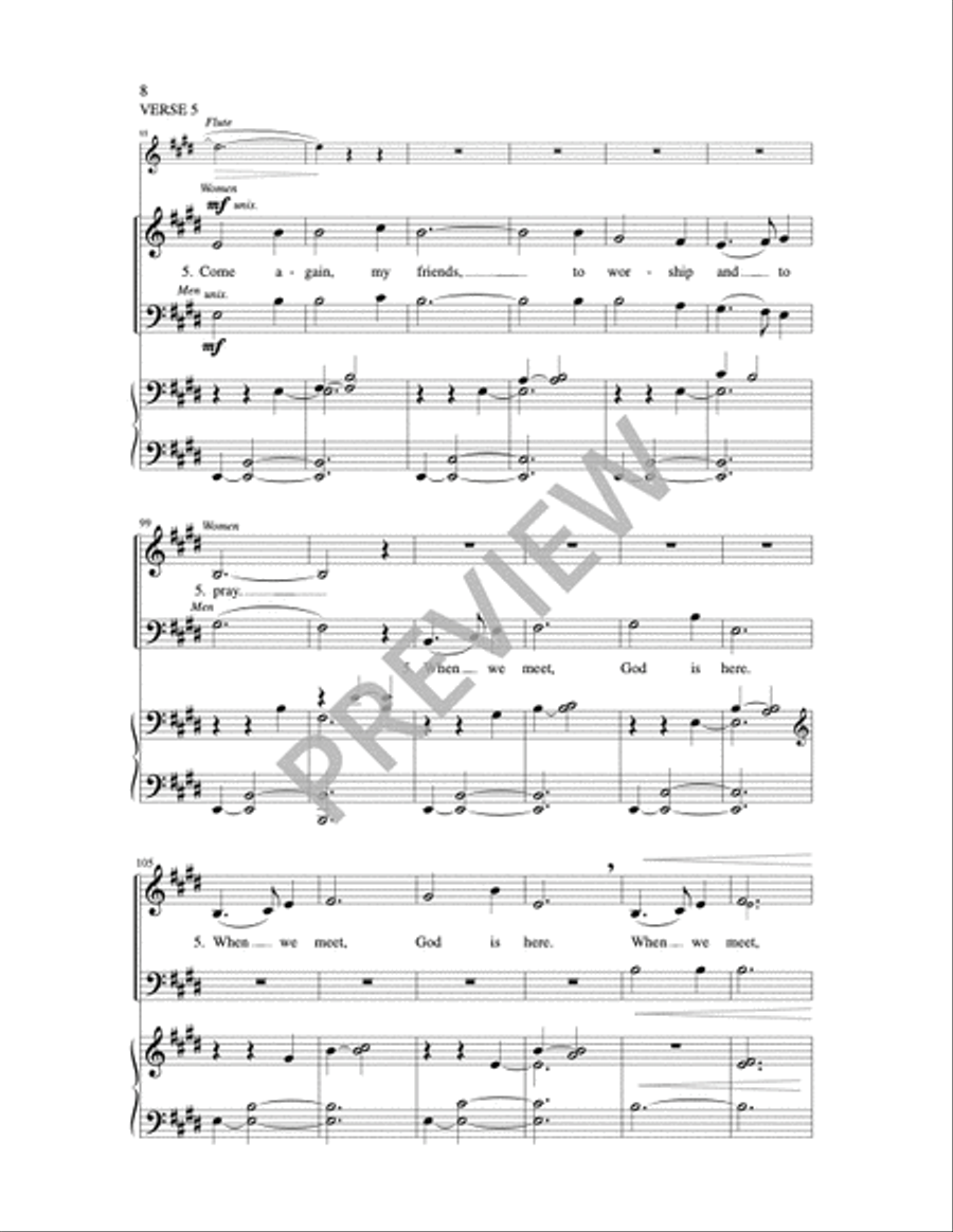 Go My Friends in Grace 4-Part scores gallery preview page 11