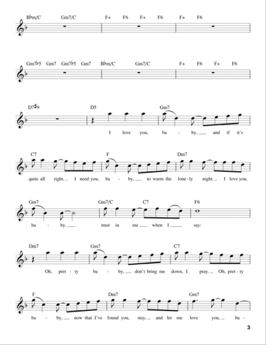 Can't Take My Eyes Off Of You (from Jersey Boys) Voice scores gallery preview page 3