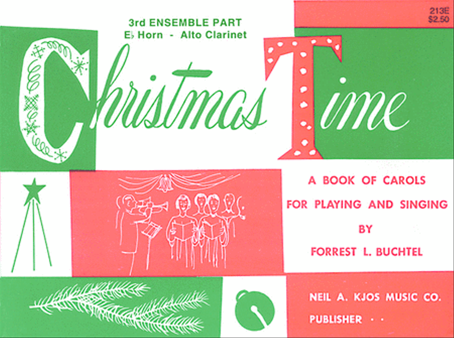 Christmas Time - 3rd Ensemble Alto Book Clarinet scores gallery preview page 1