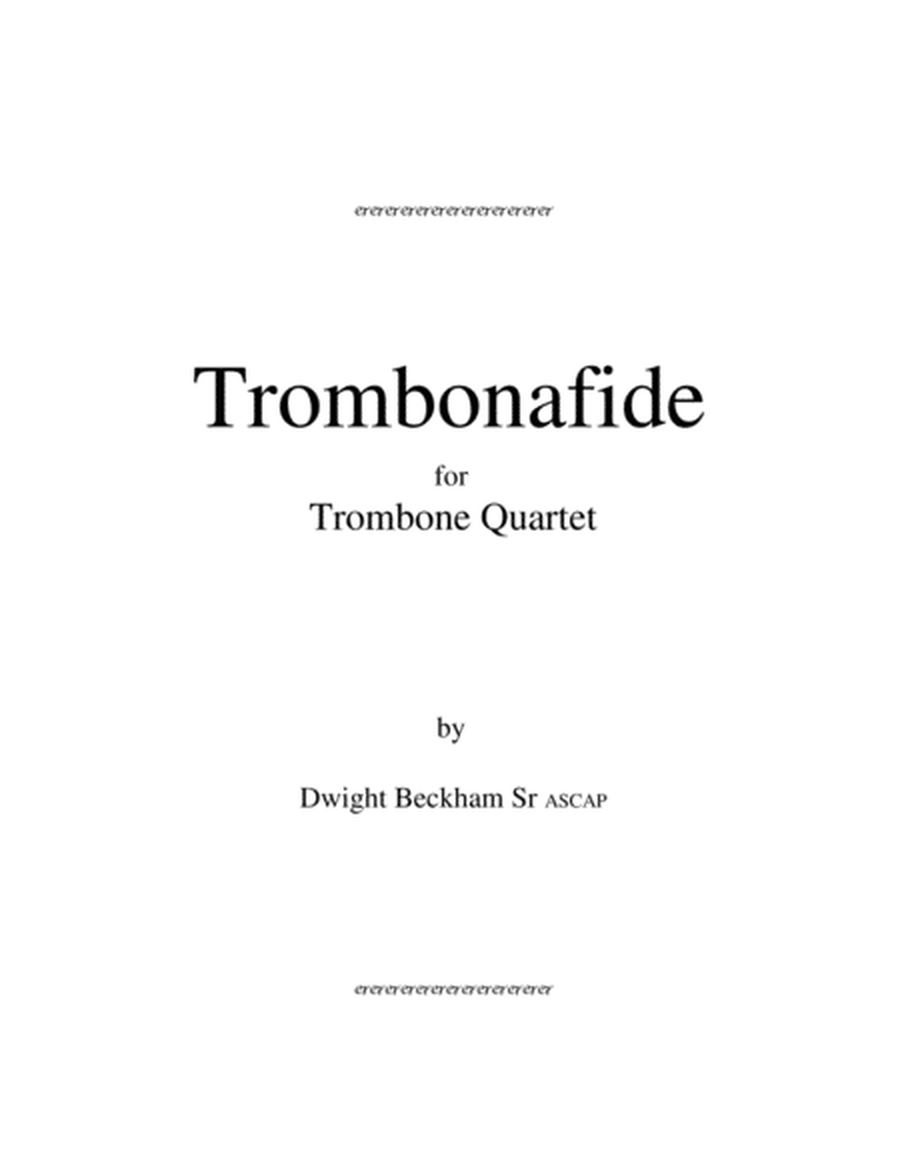 Trombonafide - Trombone Quartet image number null