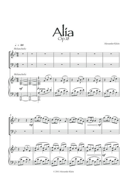 Alía Op.18