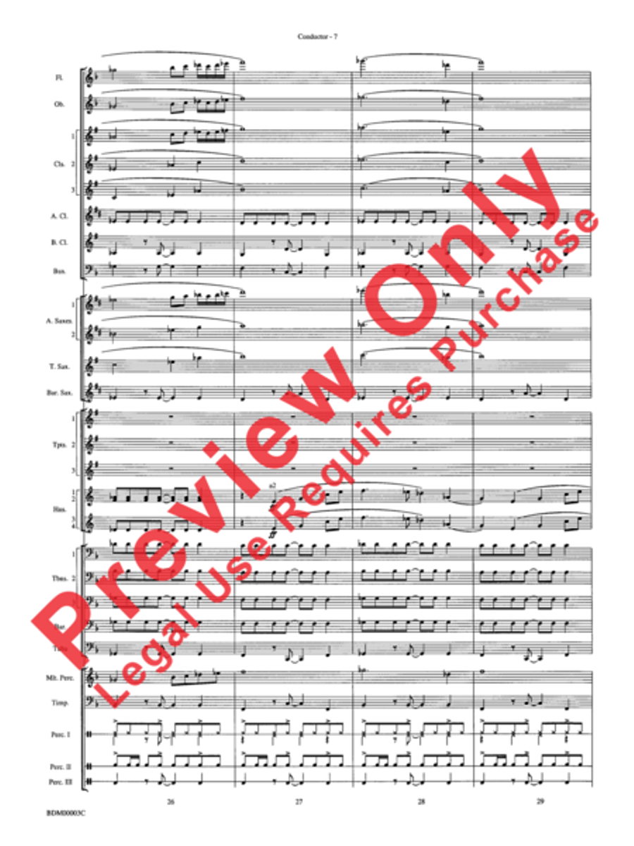 Overture de Argentina Overture de Argentina Concert Band scores gallery preview page 9