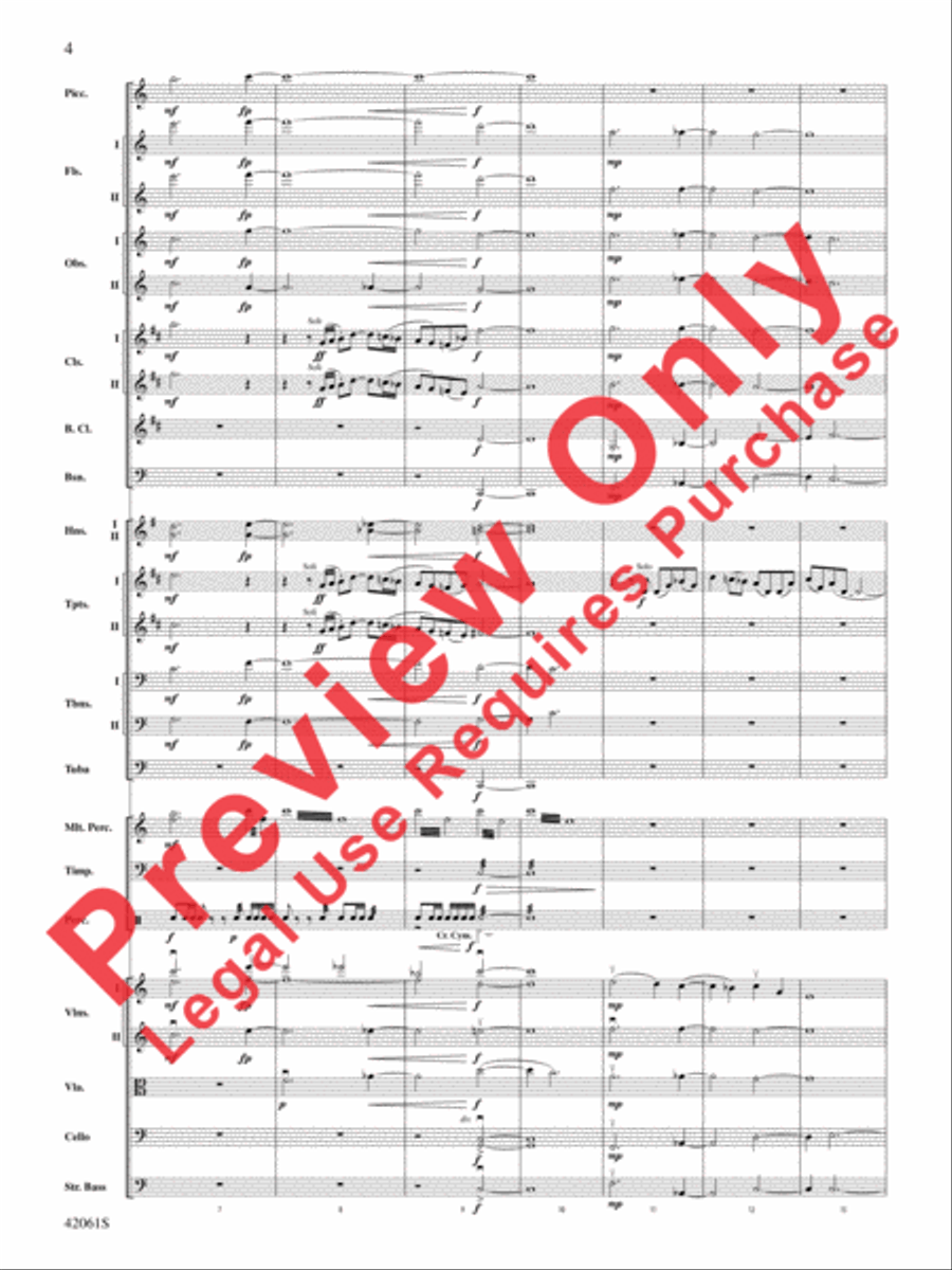 South County Sketches Full Orchestra scores gallery preview page 5