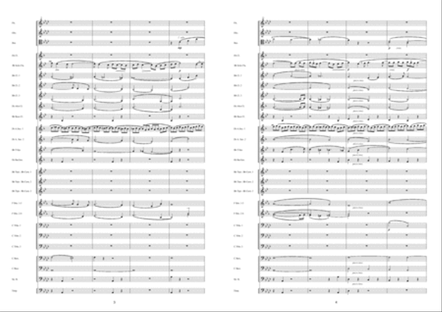 Adagio From Symphony No. 2 Concert Band scores gallery preview page 3