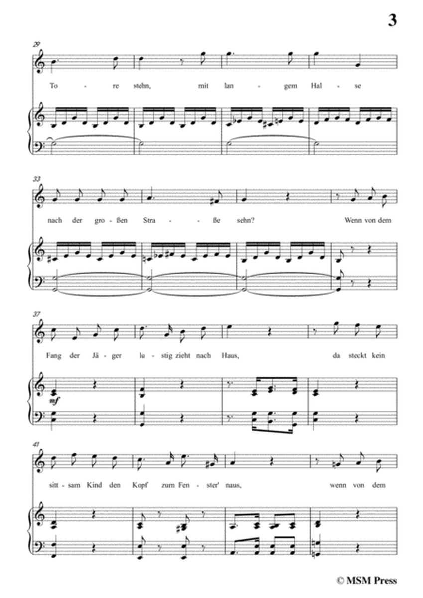 Schubert-Eifersucht und Stolz,from 'Die Schöne Müllerin',Op.25 No.15,in a minor,for Voice&Pno image number null