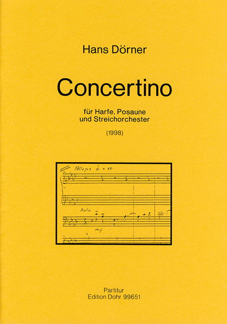 Concertino für Harfe, Posaune und Streichorchester (1998)