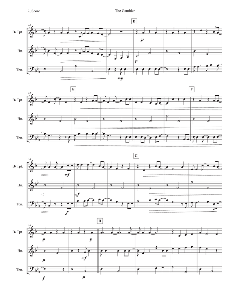 The Gambler School and Community scores gallery preview page 2