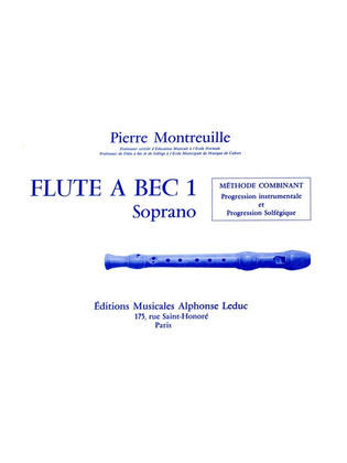 Book cover for La Flute A Bec (recorder Solo)