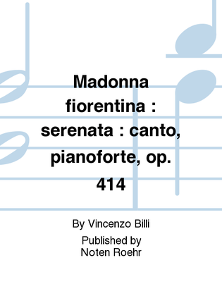 Book cover for Madonna fiorentina