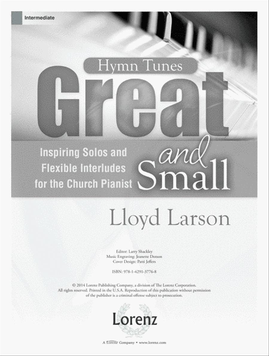 Hymn Tunes Great and Small (Digital Delivery) Piano Solo scores gallery preview page 1