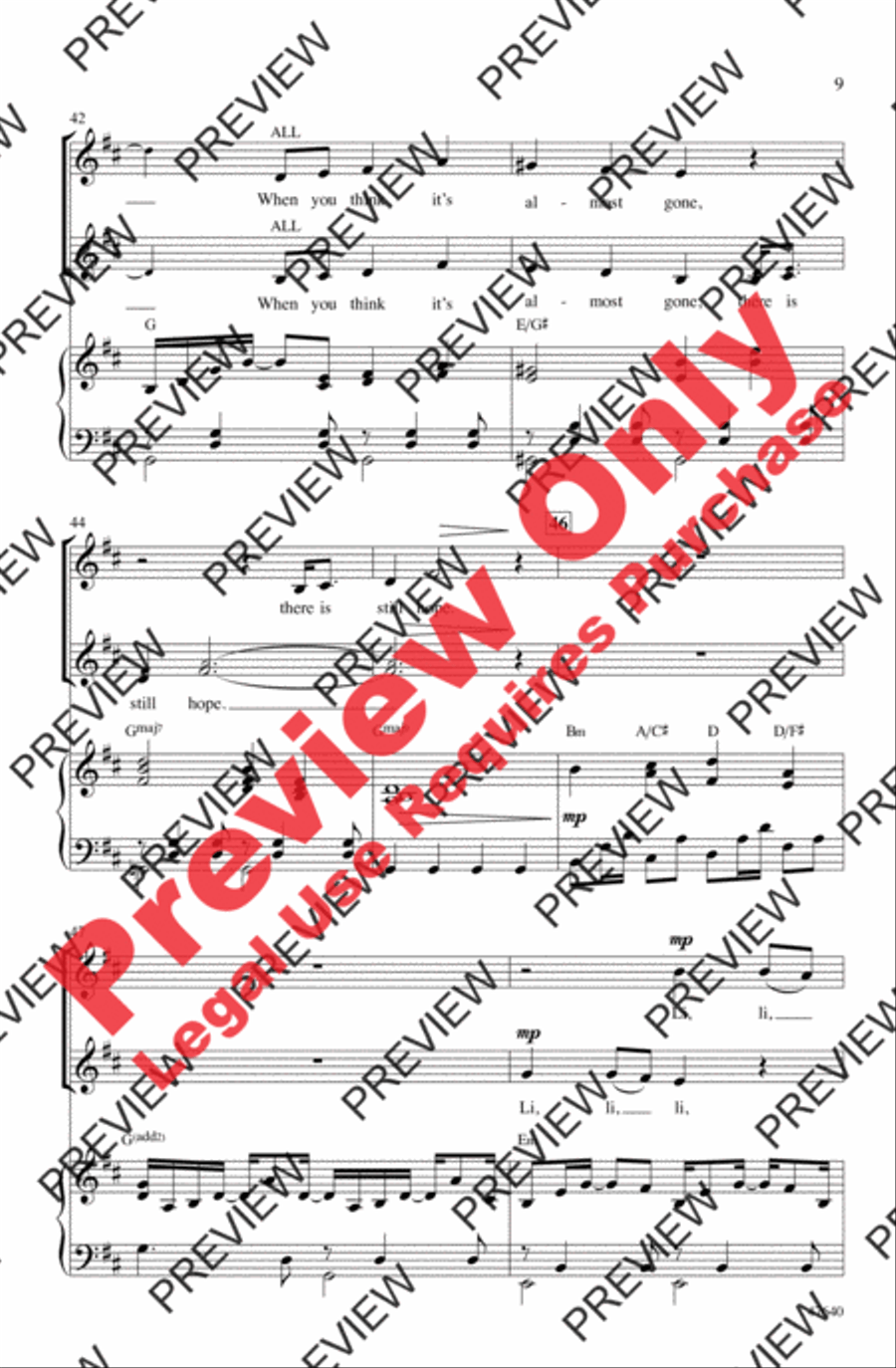 Light 2-Part scores gallery preview page 9