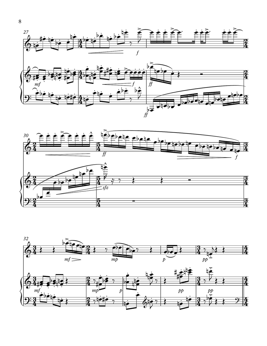 Night Songs Chamber Music scores gallery preview page 5