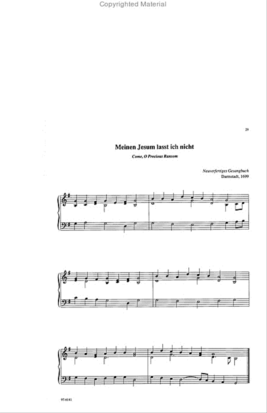 Easy Hymn Accompaniments for Organ or Piano Organ scores gallery preview page 11