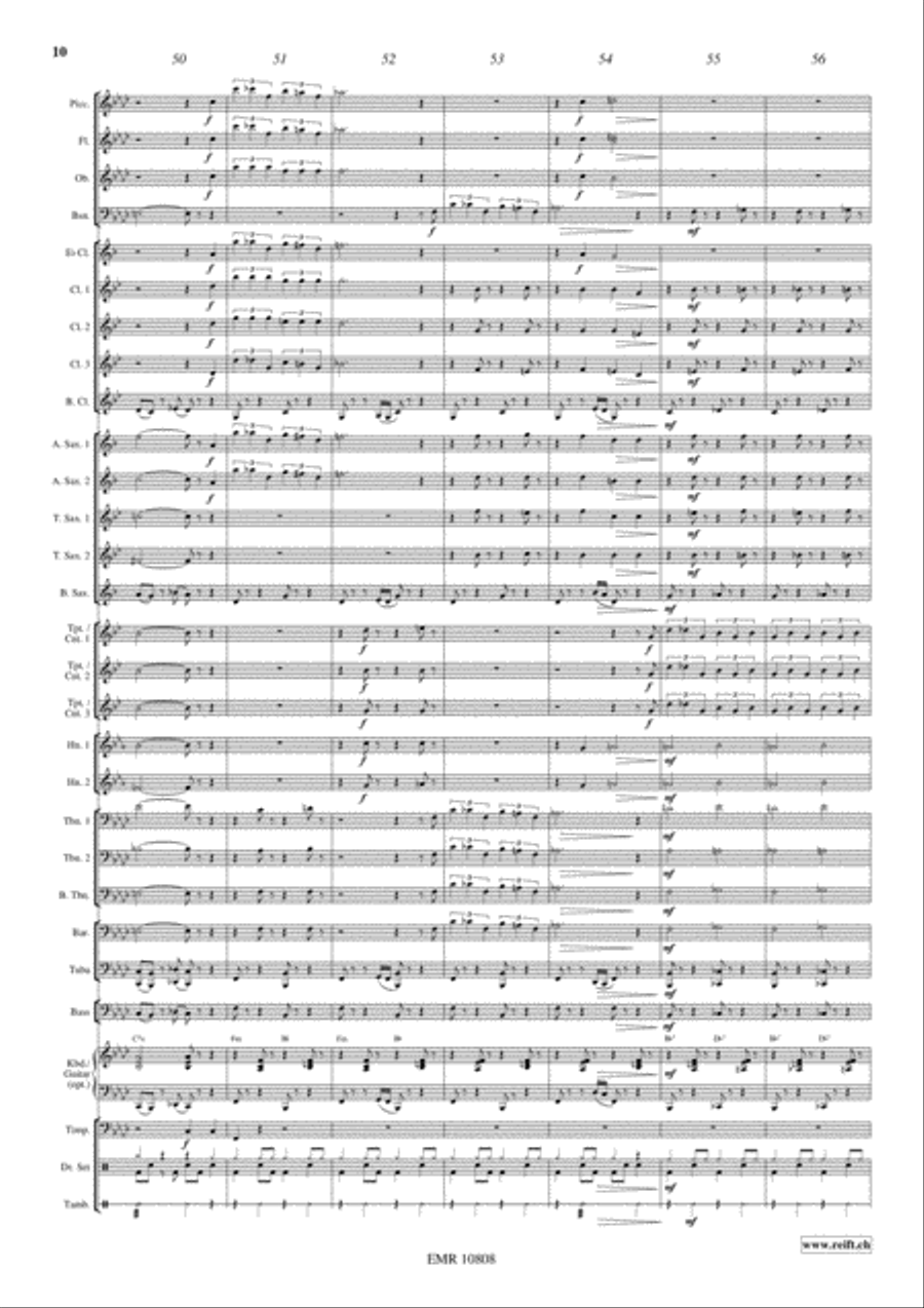 Gershwin Medley Gershwin Medley Concert Band scores gallery preview page 11