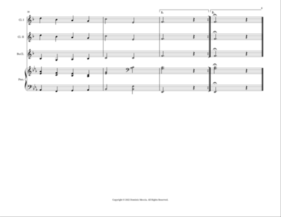 O Canada! Small Ensemble scores gallery preview page 4
