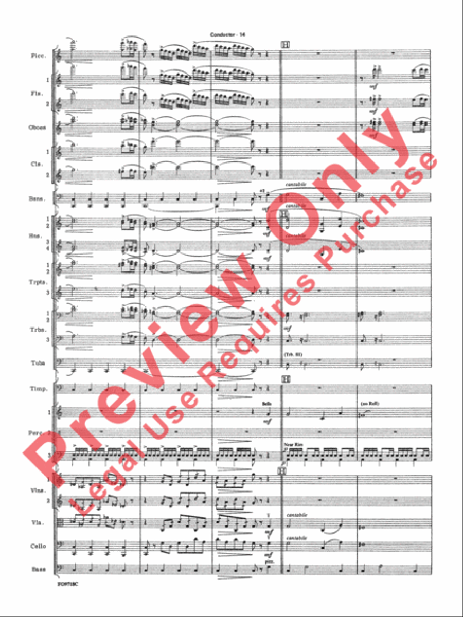 The Empire Strikes Back Medley Full Orchestra scores gallery preview page 17