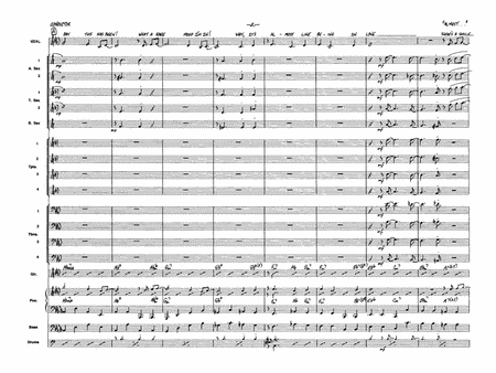 Almost Like Being in Love: Score