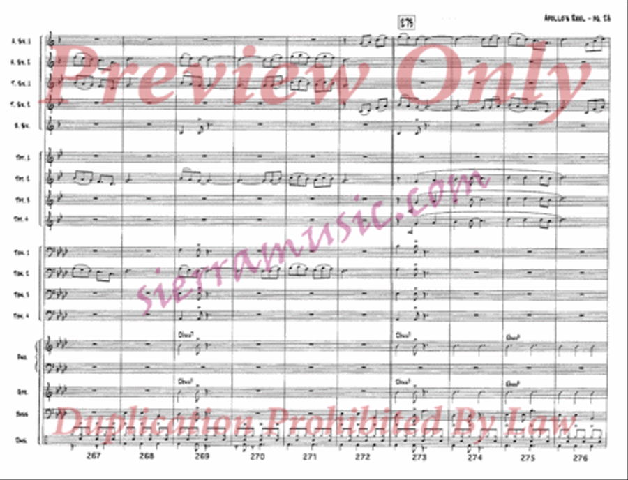 Apollo's Reel Jazz Ensemble scores gallery preview page 29