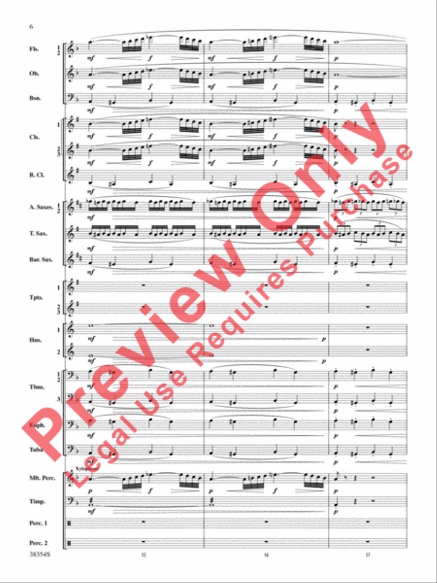 Band-O-Ween Concert Band scores gallery preview page 7