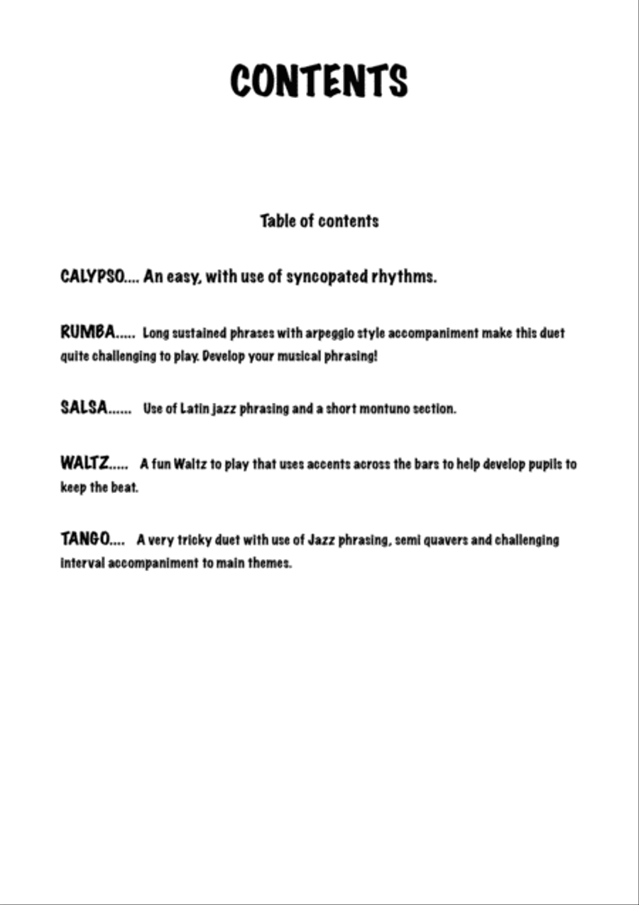 Clarinet Duets Clarinet Duet scores gallery preview page 2