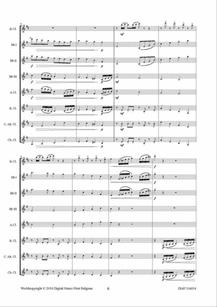 The Rush Hour The Rush Hour Clarinet scores gallery preview page 5