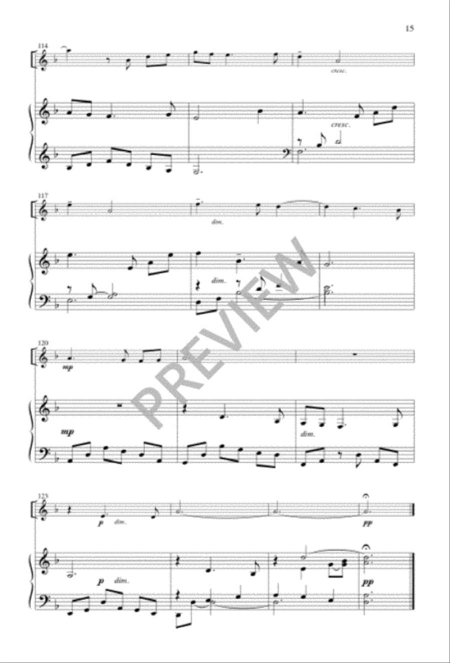 Made of Thorns, a Crown Was Braided 4-Part scores gallery preview page 15