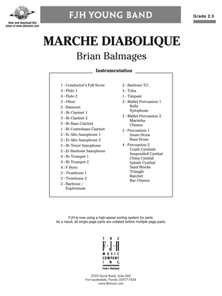 Marche Diabolique: Score
