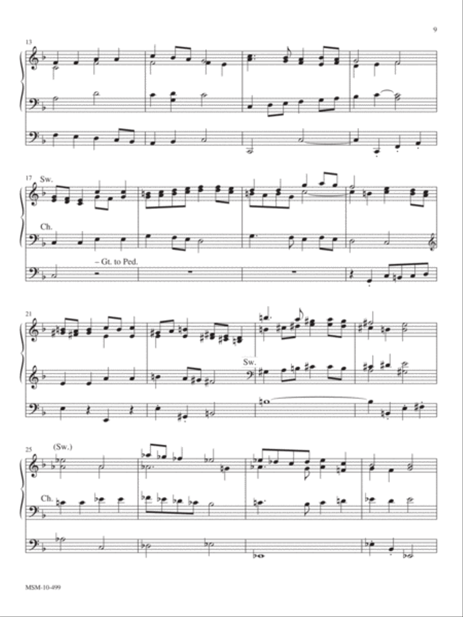 Hail the Day That Sees Him Rise Organ scores gallery preview page 2