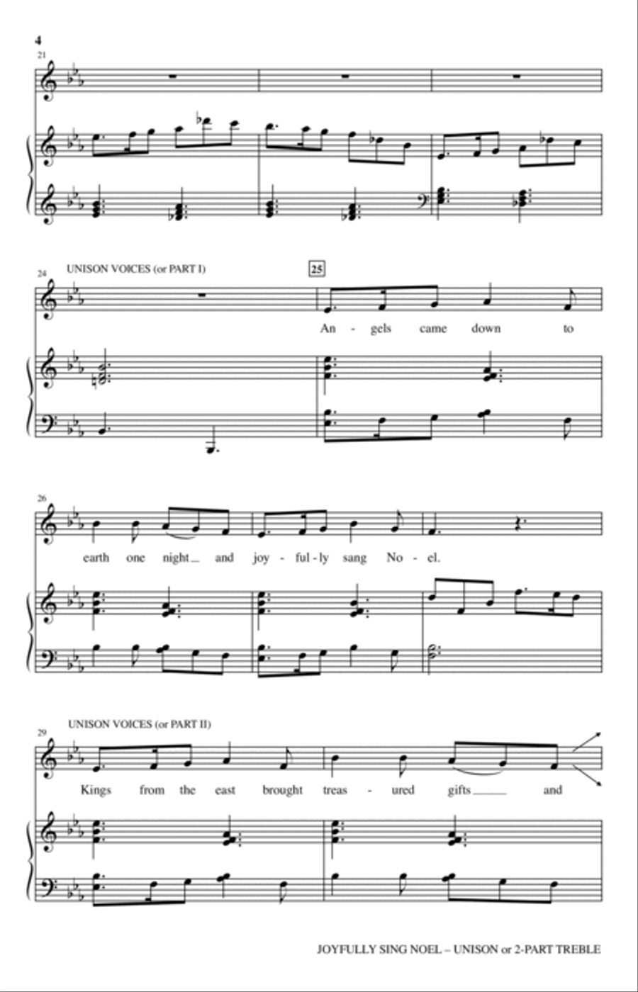 Joyfully Sing Noel 2-Part scores gallery preview page 3