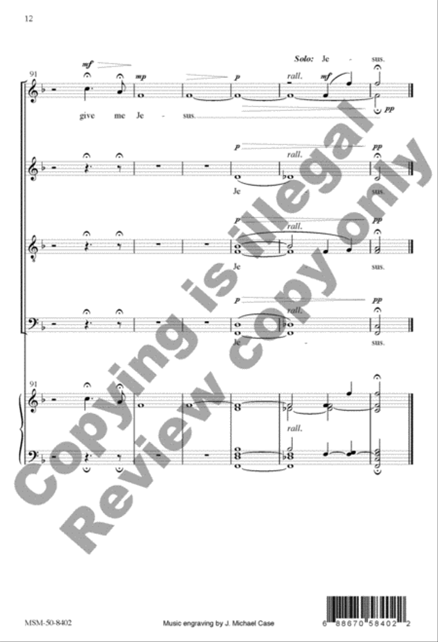 Give Me Jesus Give Me Jesus Divisi scores gallery preview page 23