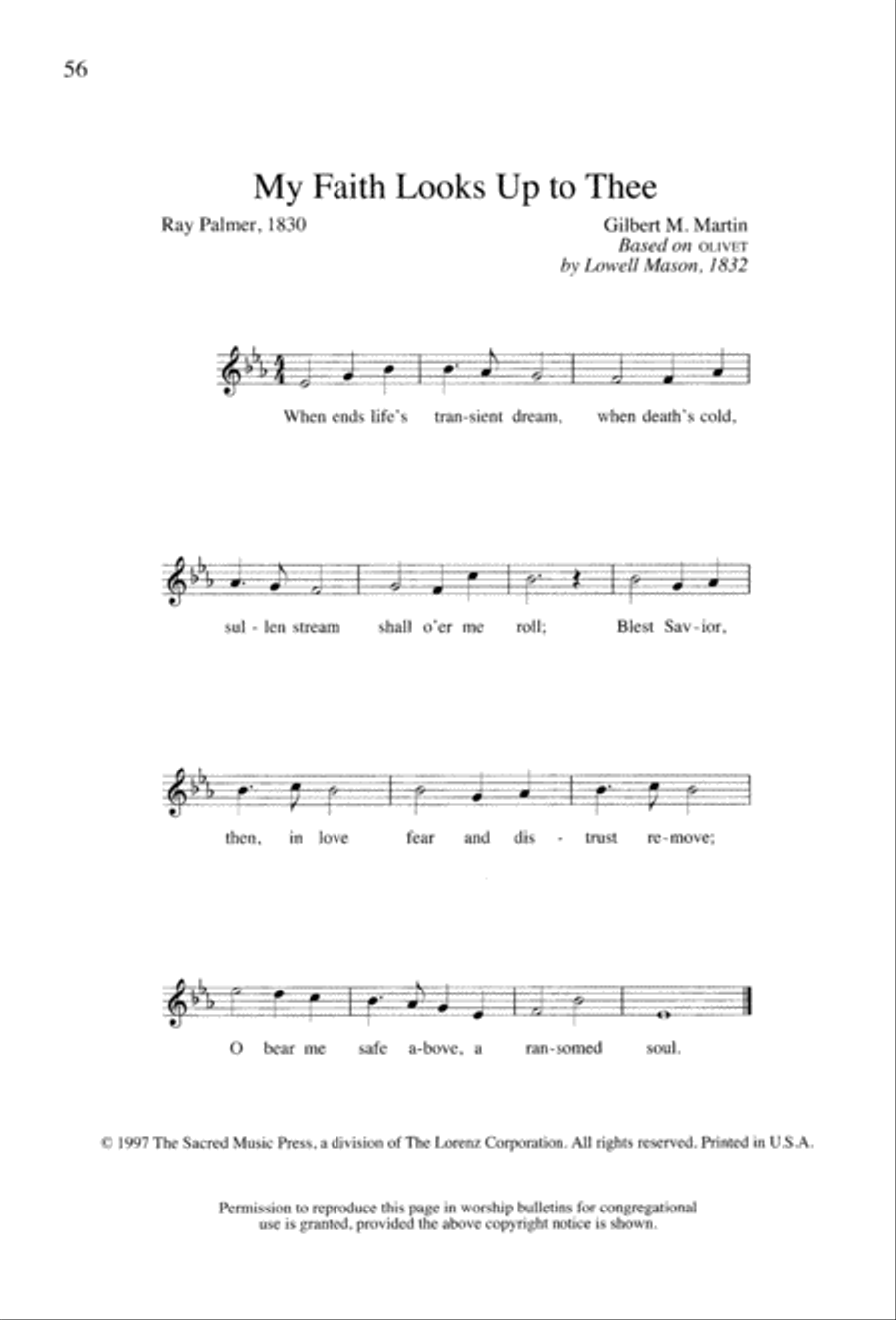 Christ the Crucified 3-Part scores gallery preview page 58