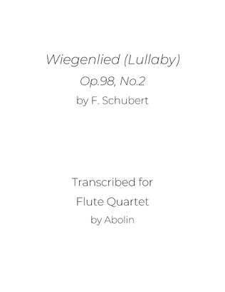 Schubert: Wiegenlied (Lullaby), Op.98, No.2, - Flute Choir (Flute Quartet)