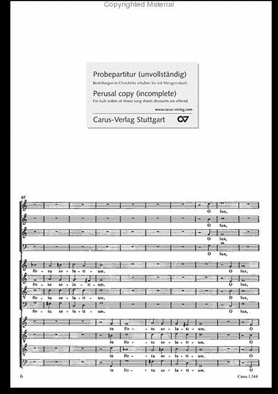 Veni Sancte Spiritus (Come now, holy Spirit) 4-Part scores gallery preview page 7