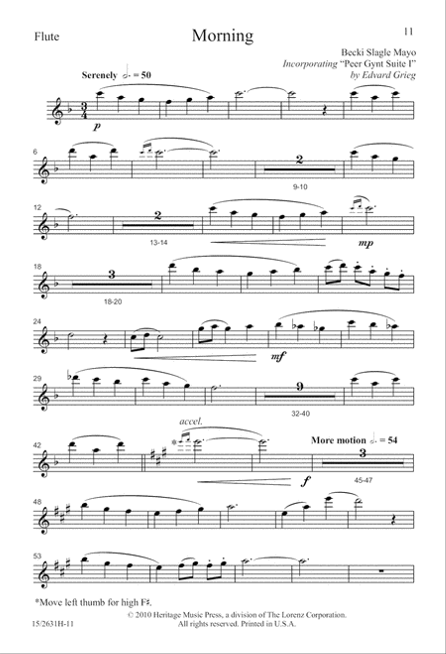 Morning 2-Part scores gallery preview page 12