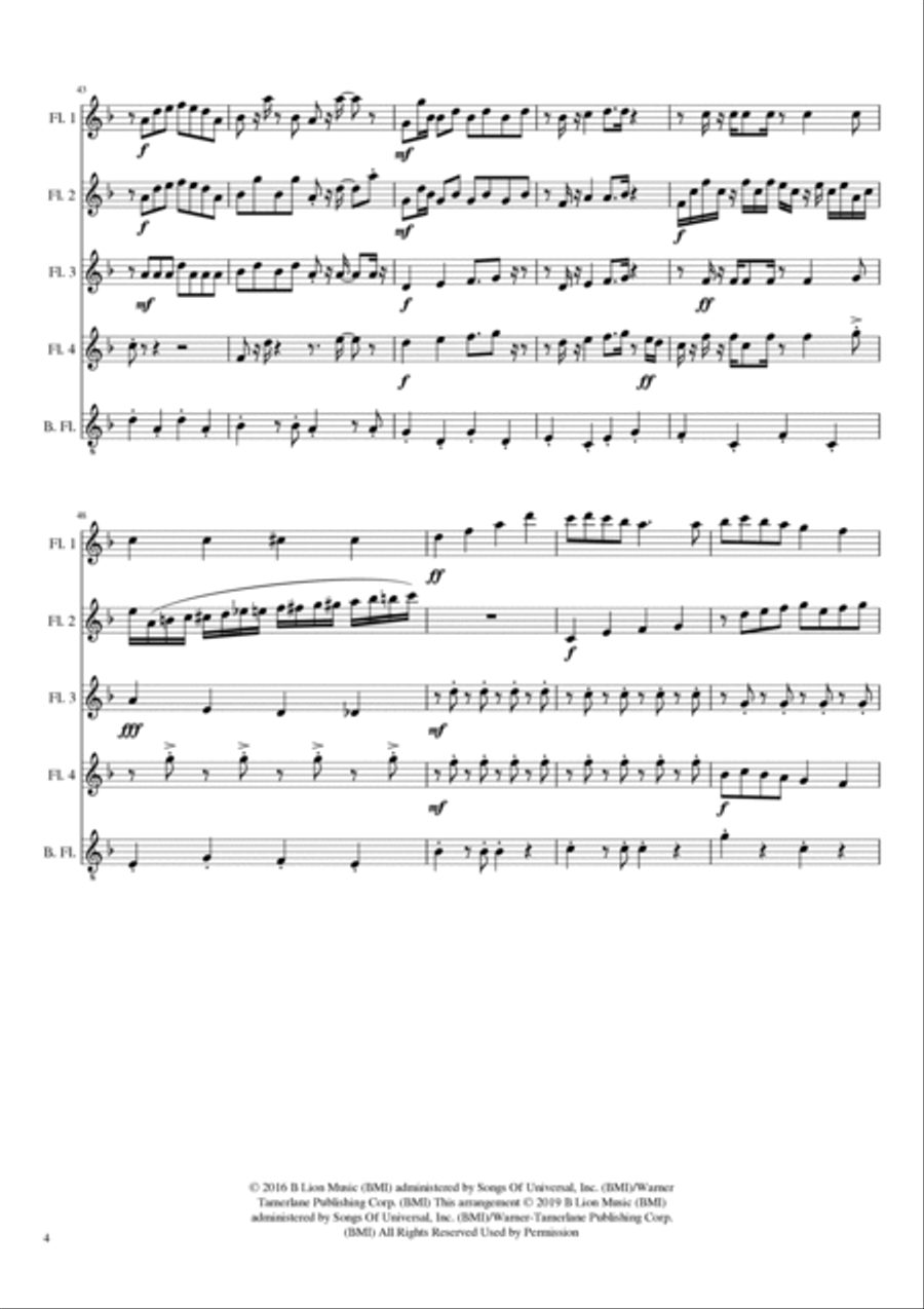 Epilogue Woodwind Quintet scores gallery preview page 4