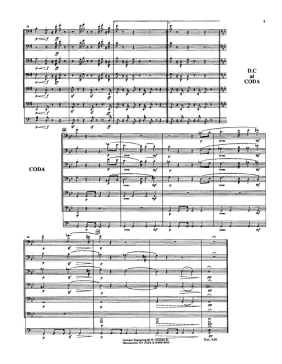 Funeral March on the Death of a Hero Euphonium scores gallery preview page 4