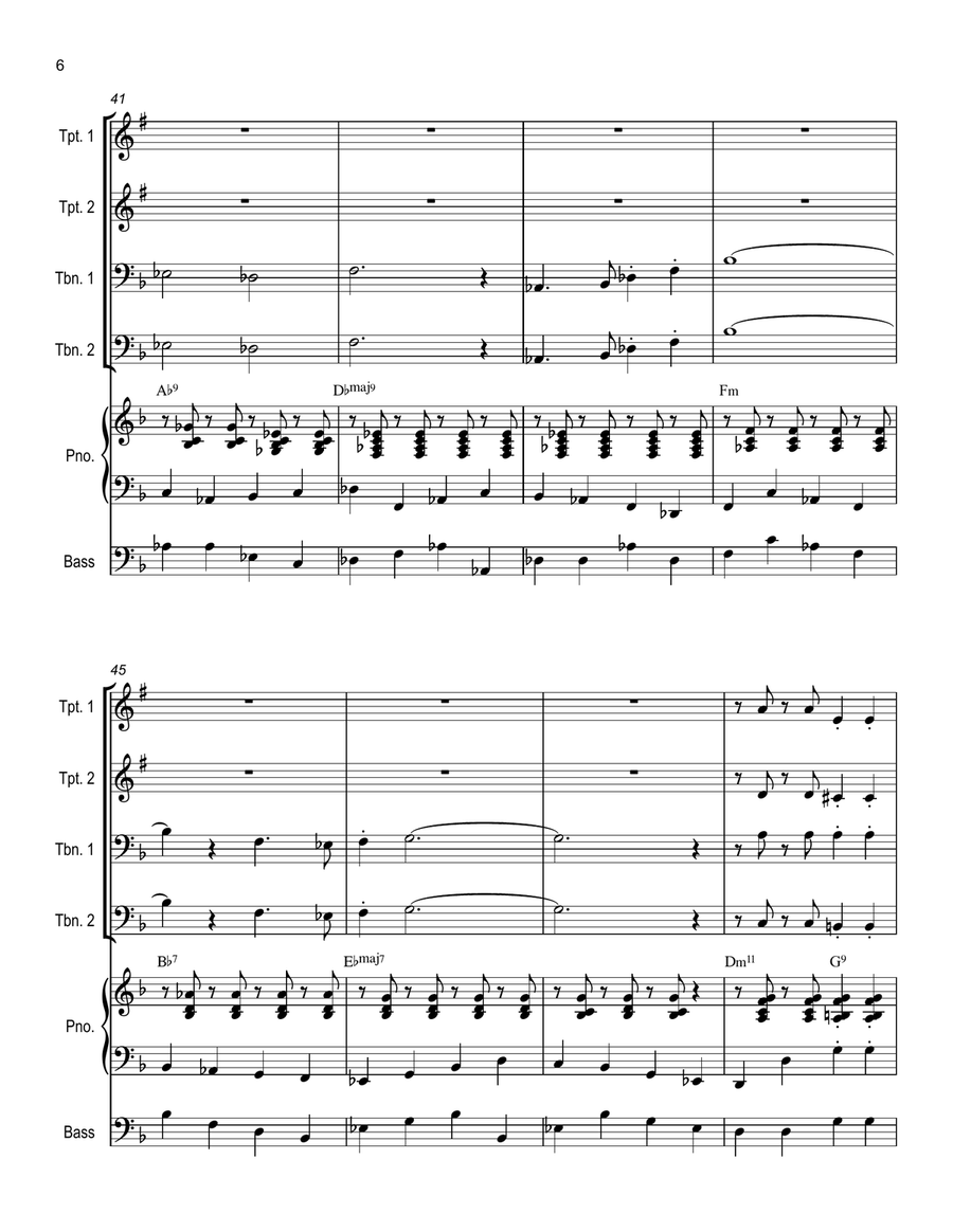 Lollipops And Roses Trombone scores gallery preview page 6