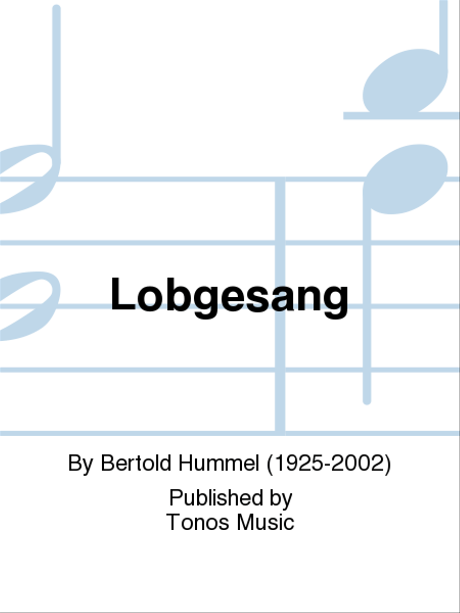 Lobgesang 4-Part scores gallery preview page 1
