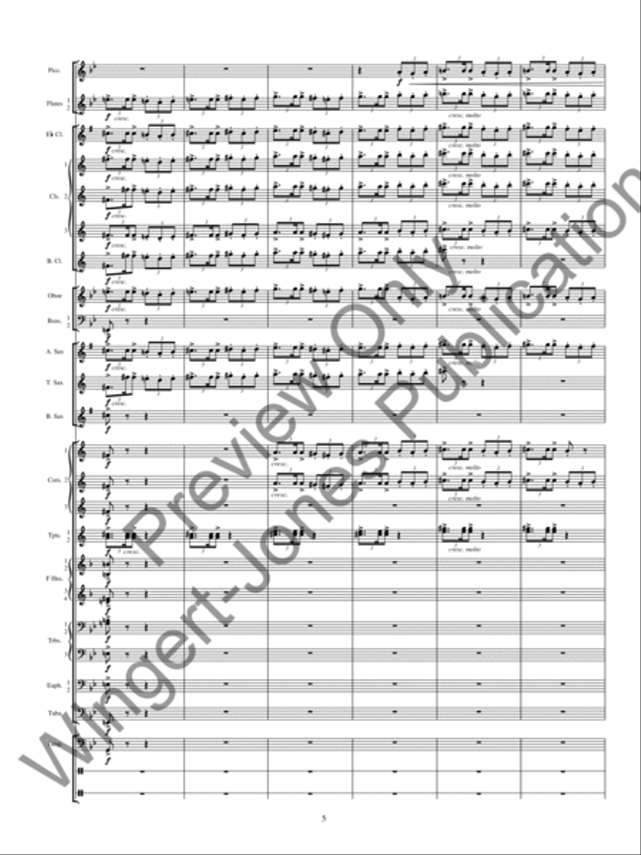 La Tregenda Concert Band scores gallery preview page 8