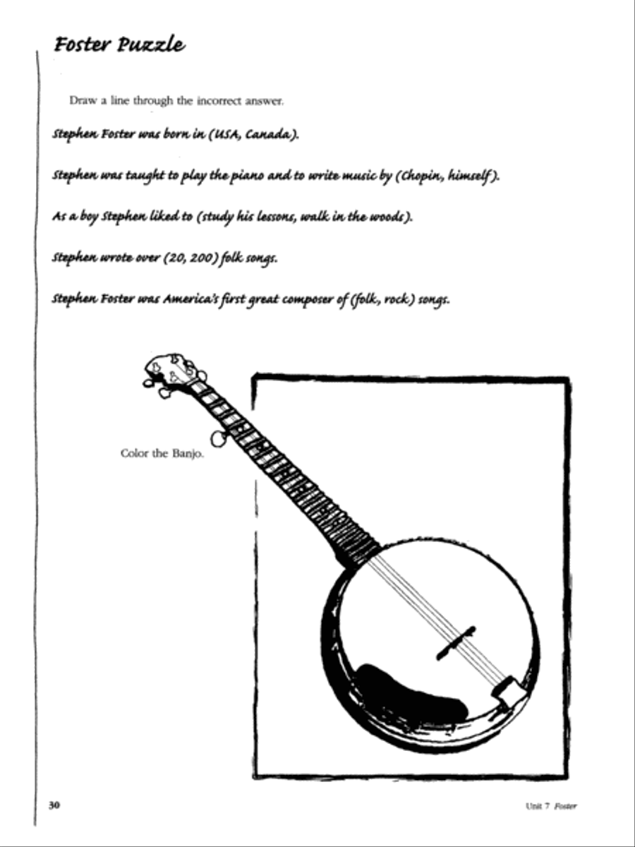 Stories of the Great Composers, Book 1 Easy Piano scores gallery preview page 5