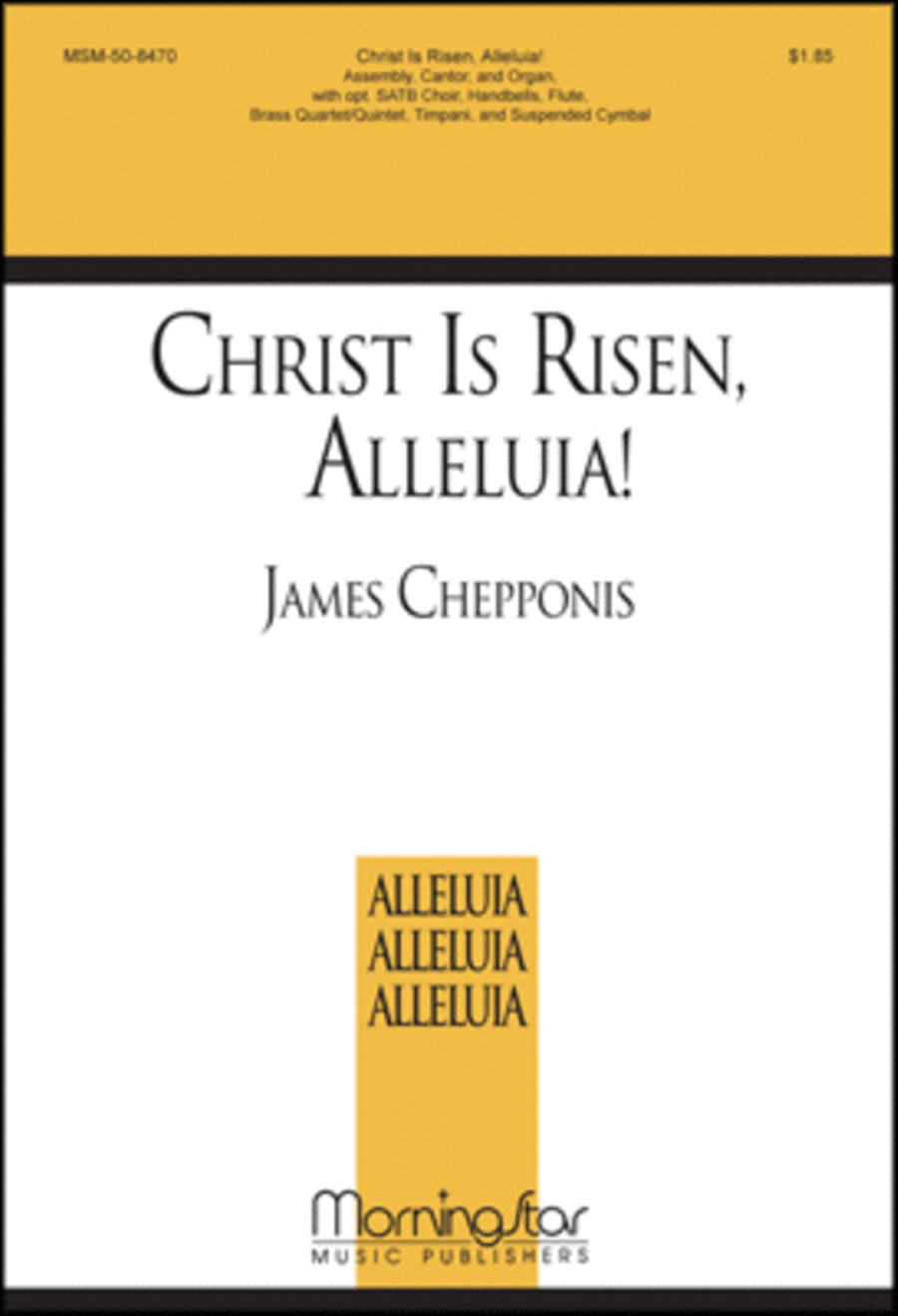 Christ Is Risen, Alleluia (Choral Score) image number null